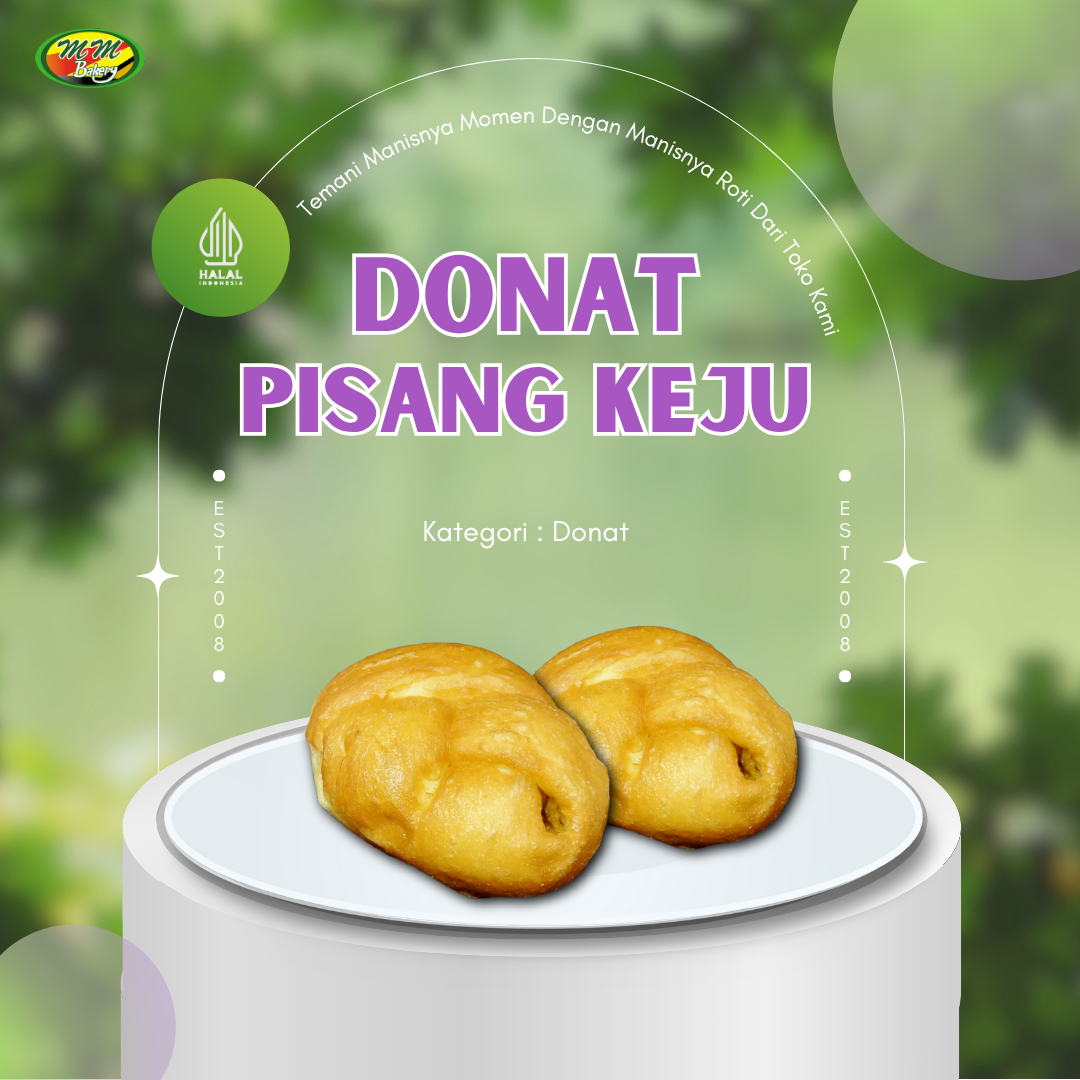 Donat Pisang Keju