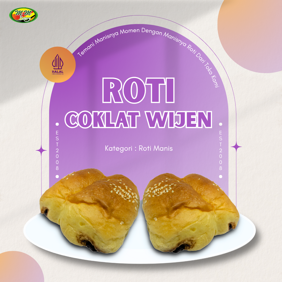 Roti Coklat Wijen