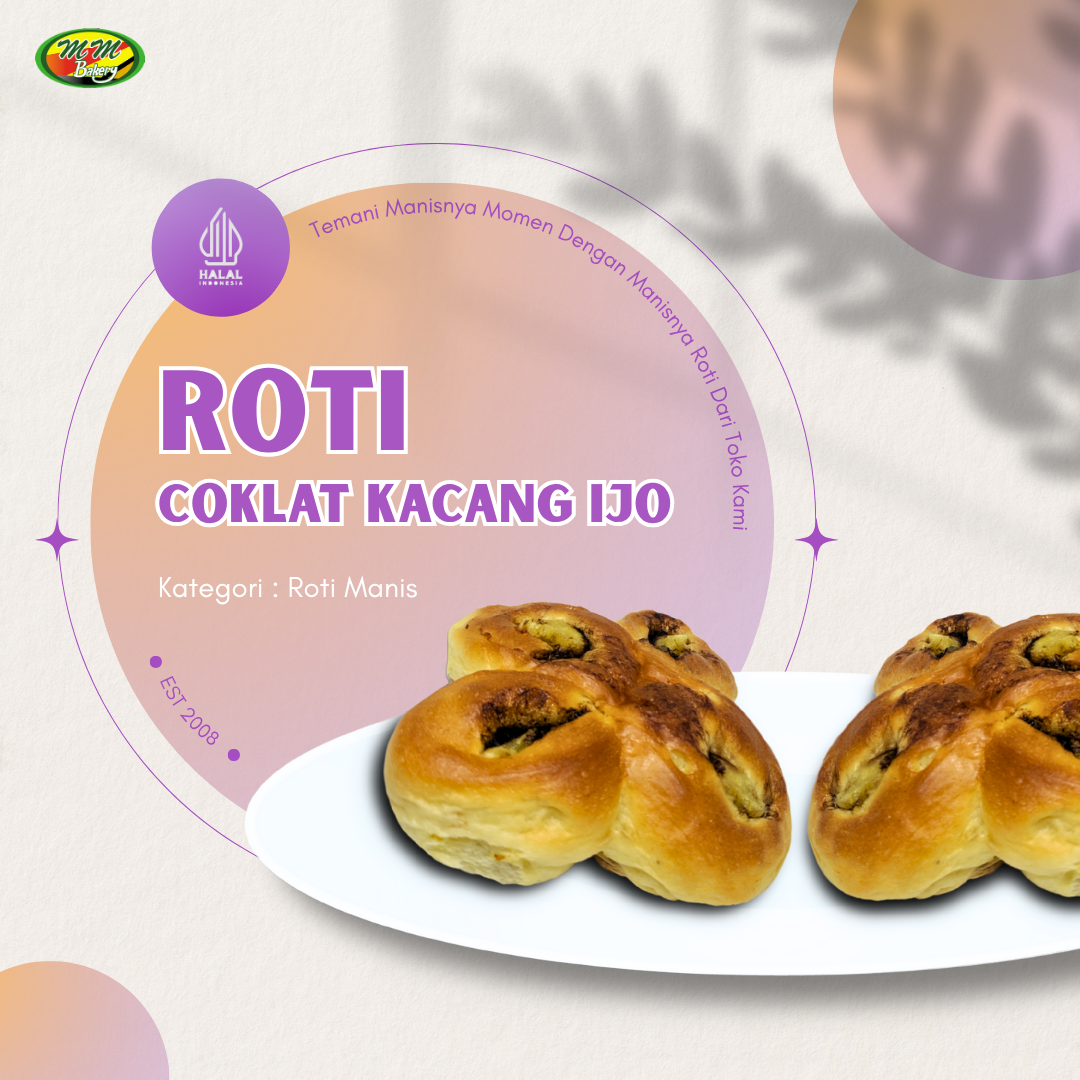Roti Coklat Kacang Hijau